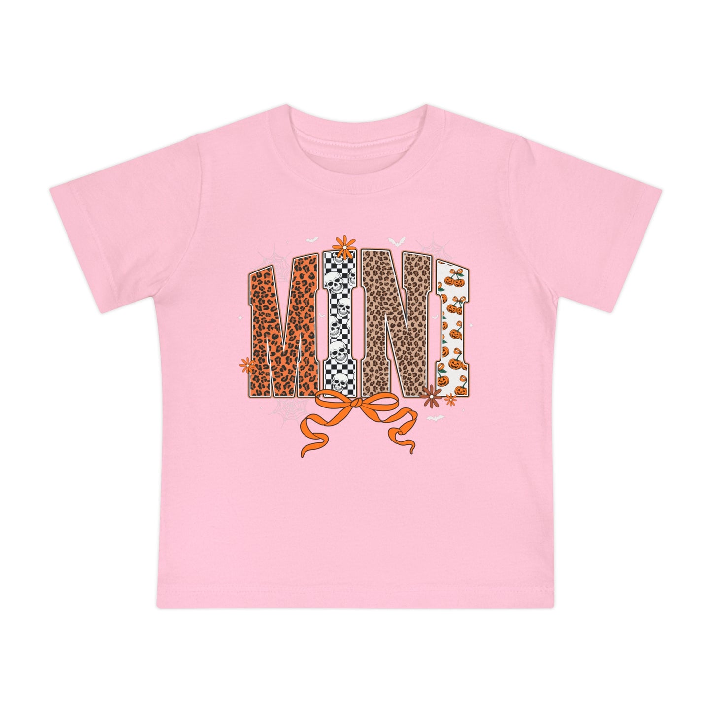 Mini Leopard print patch work T-shirt