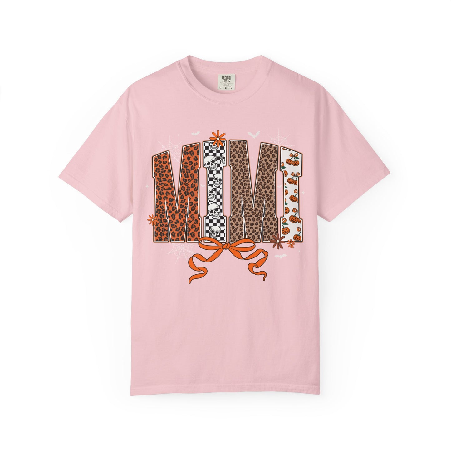 MIMI Leopard Patchwork T-Shirt with Bow
