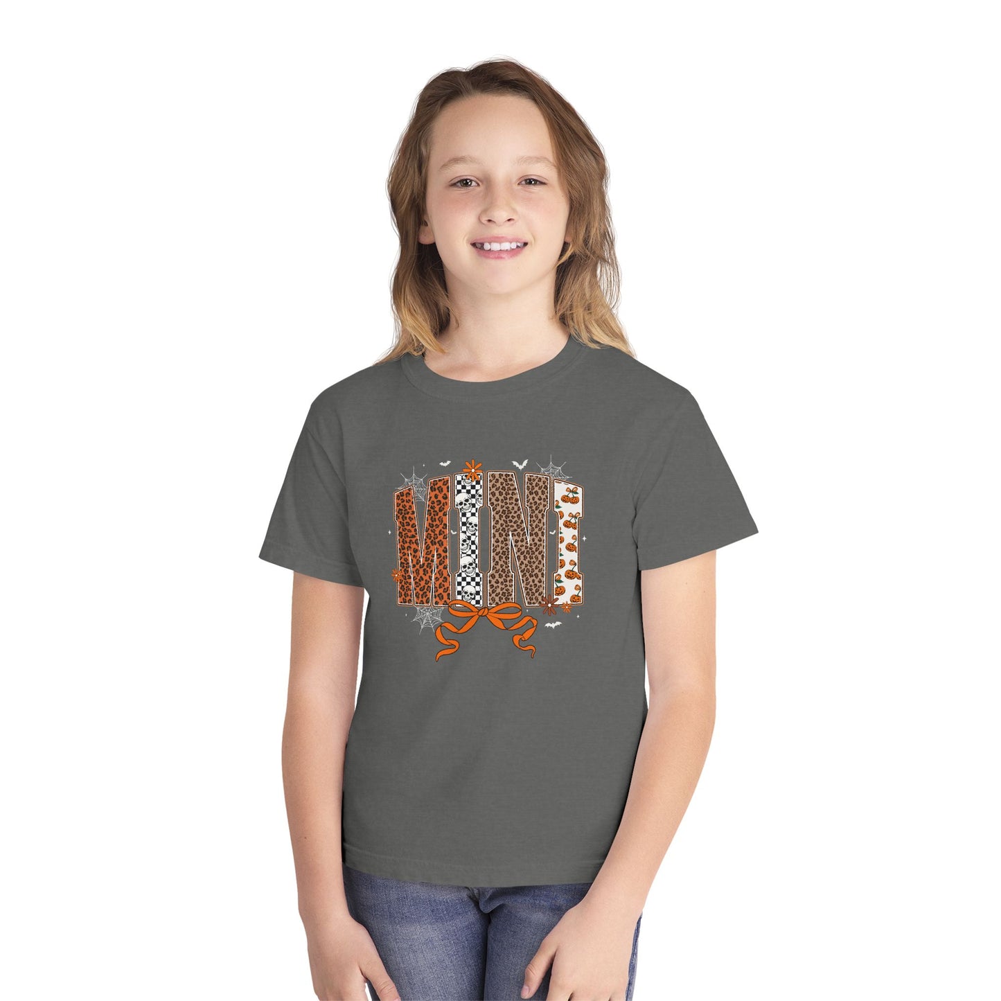 MINI Leopard print patch work T-shirt