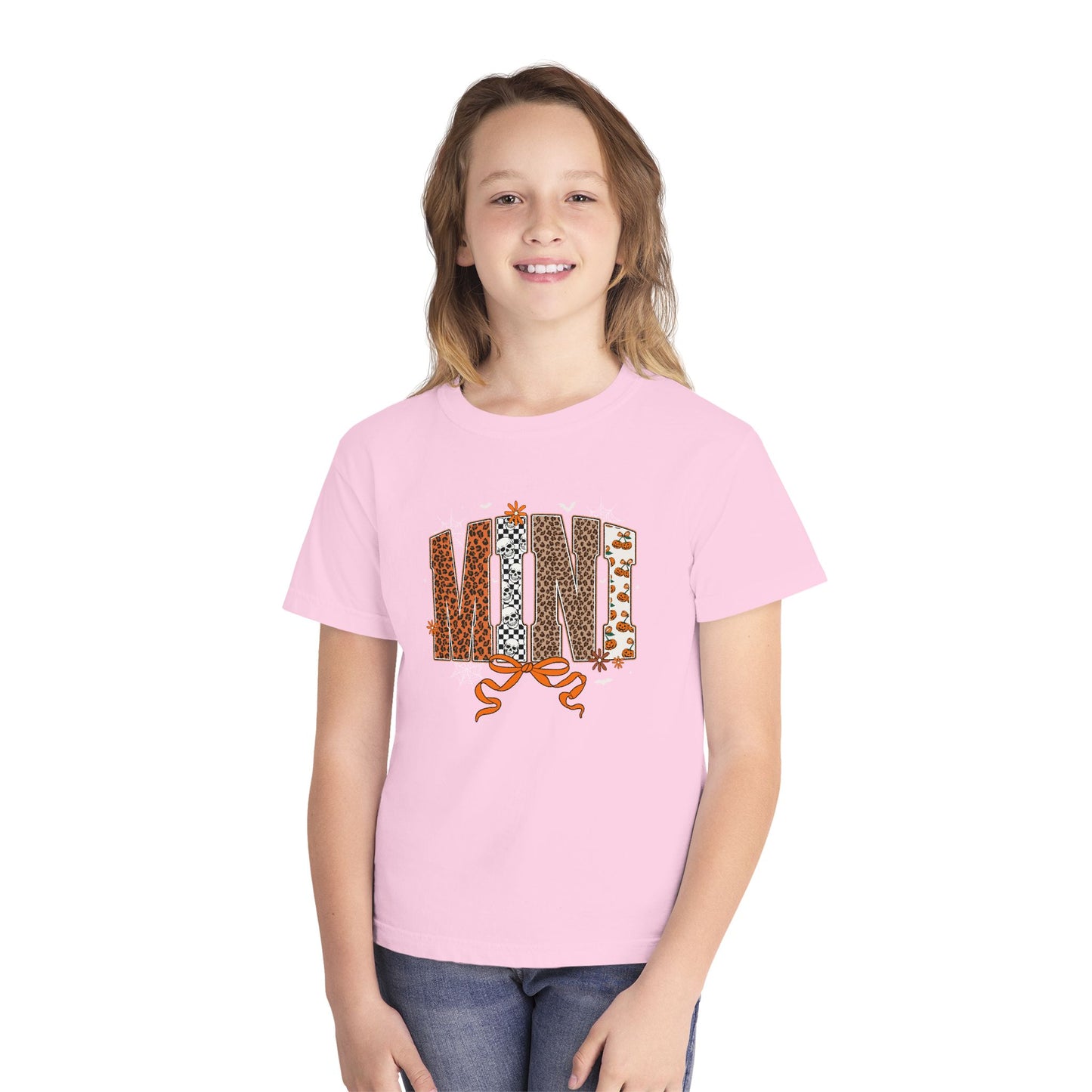 MINI Leopard print patch work T-shirt