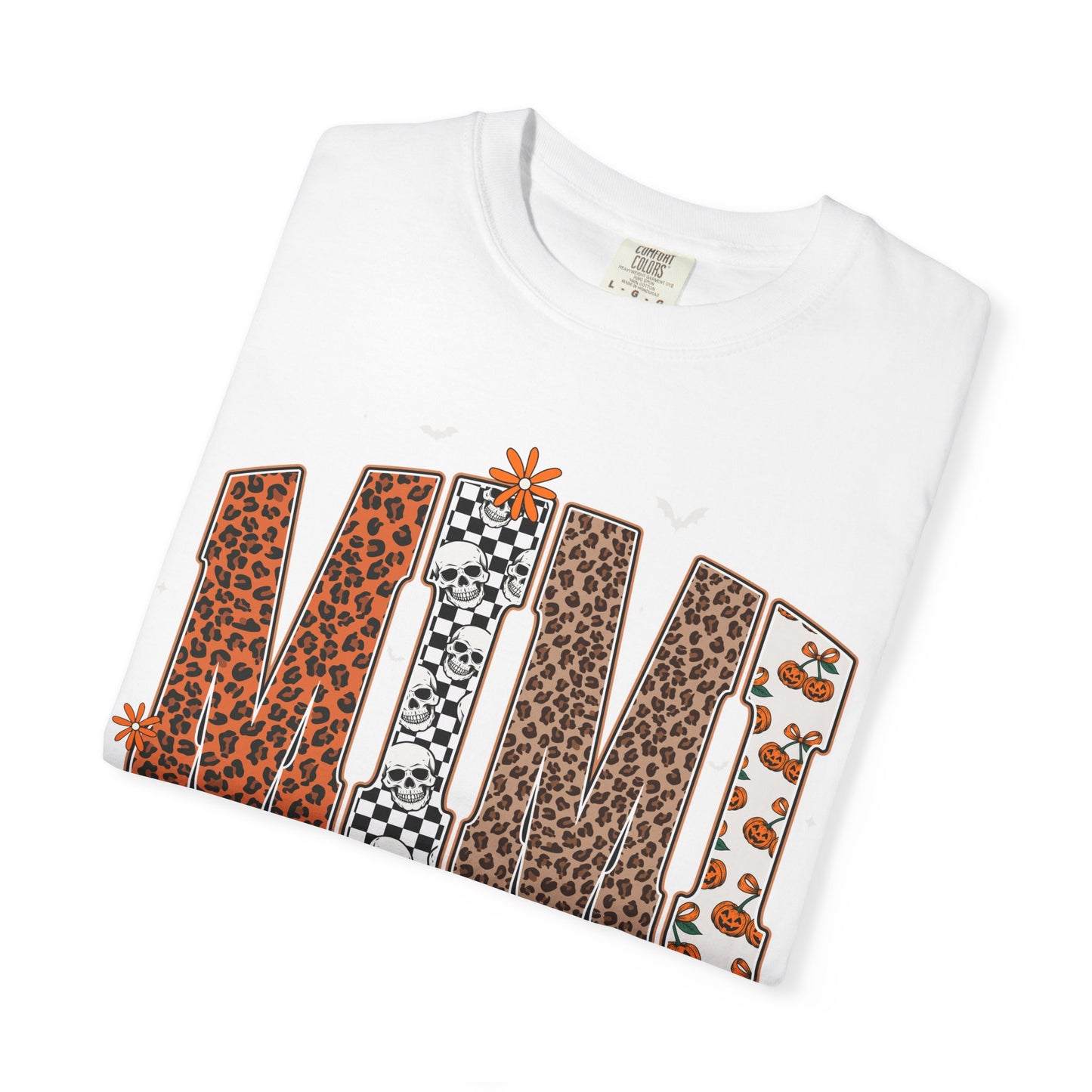 MIMI Leopard Patchwork T-Shirt with Bow