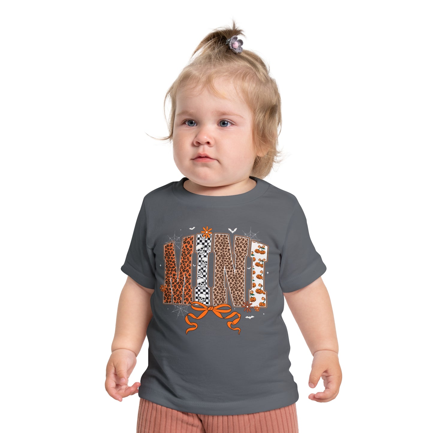 Mini Leopard print patch work T-shirt