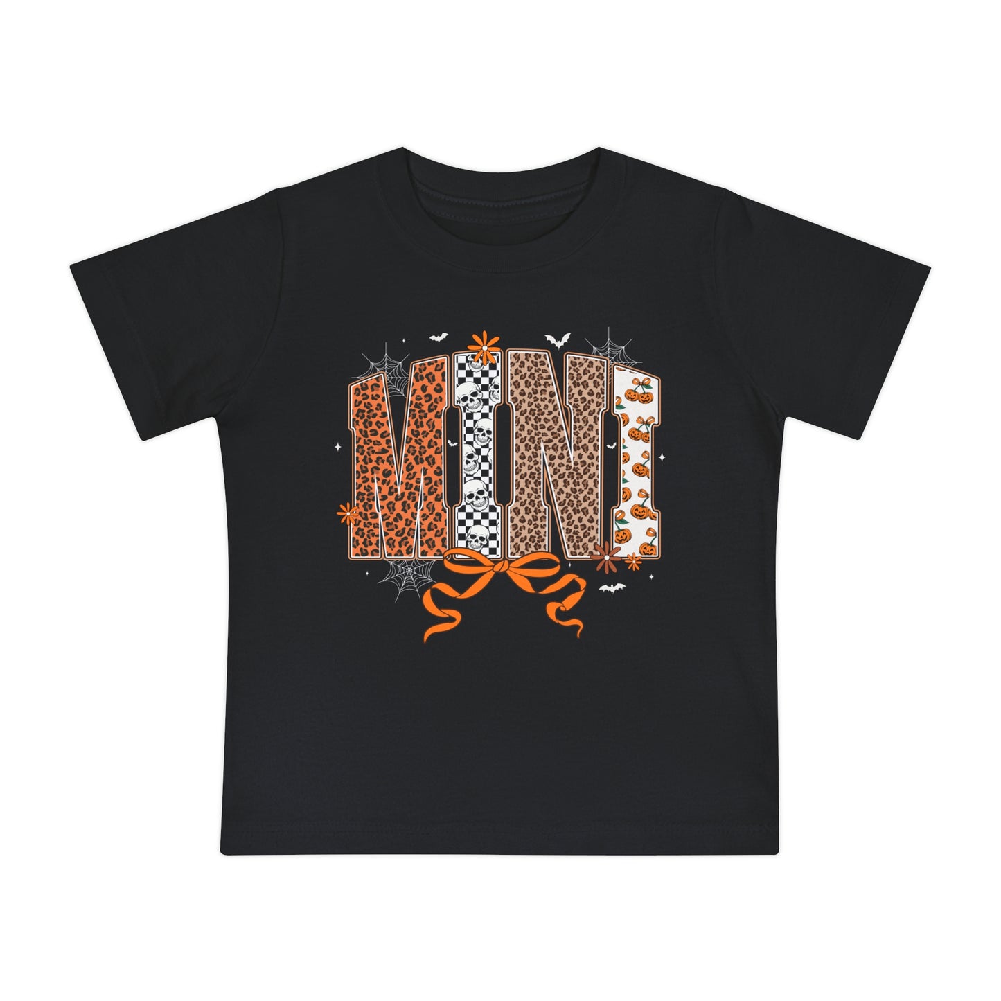 Mini Leopard print patch work T-shirt