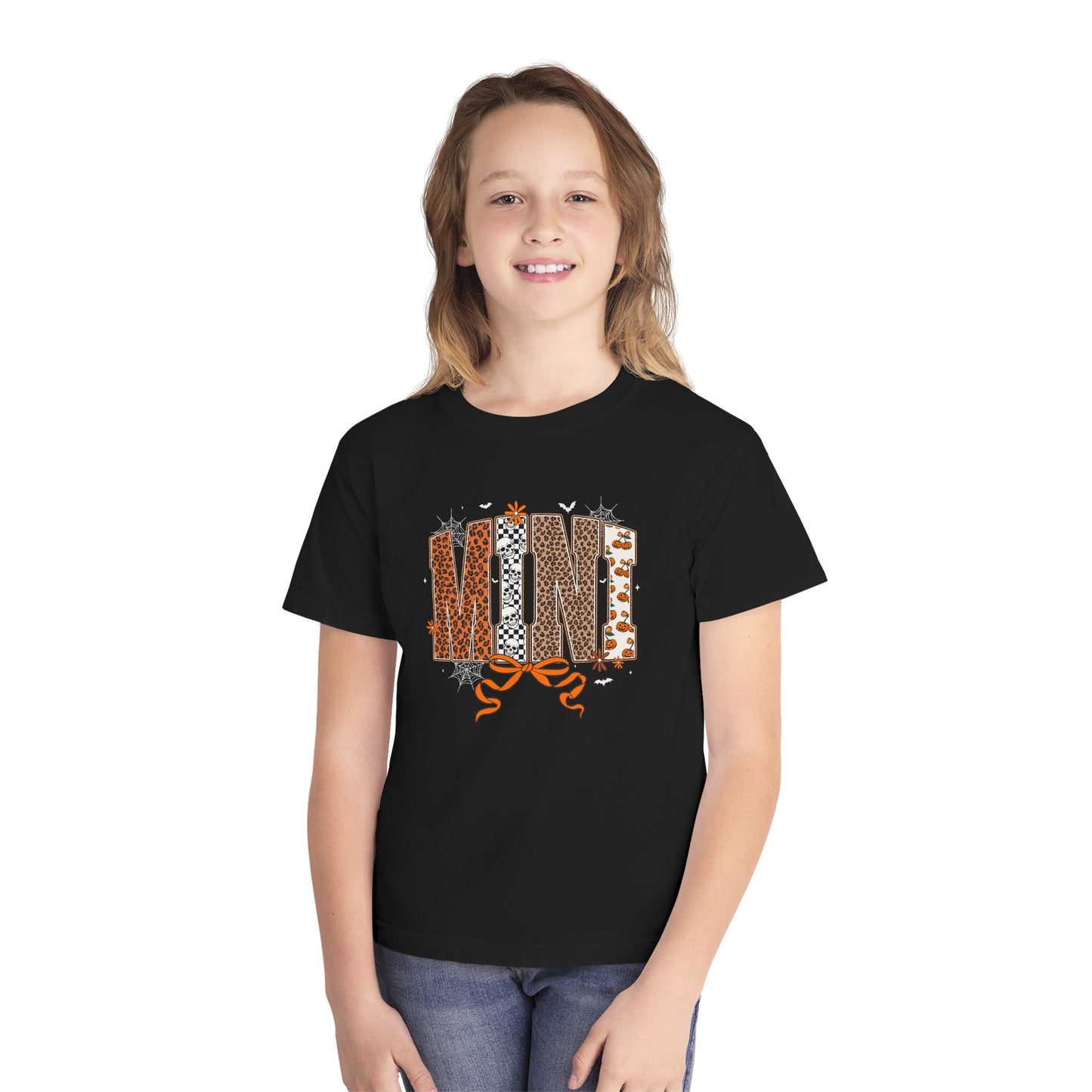 MINI Leopard print patch work T-shirt