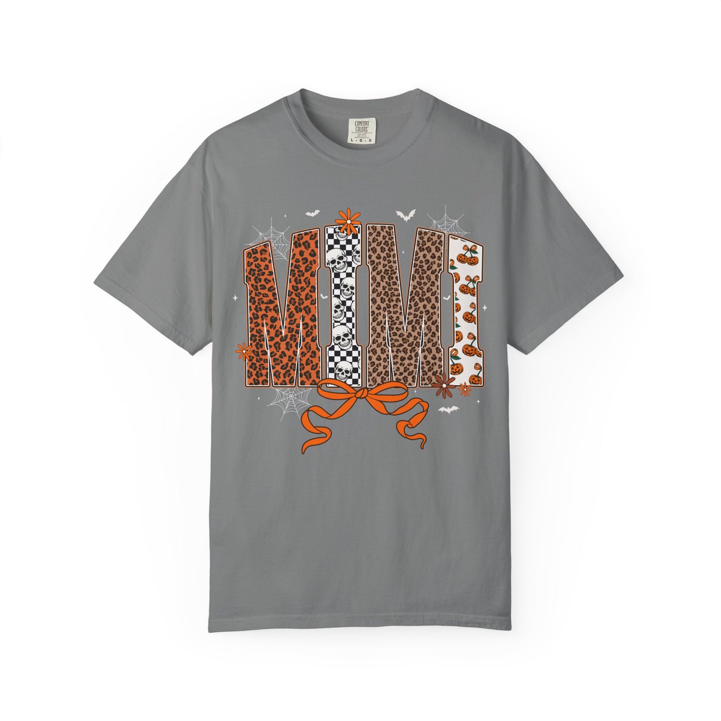 MIMI Leopard Patchwork T-Shirt with Bow