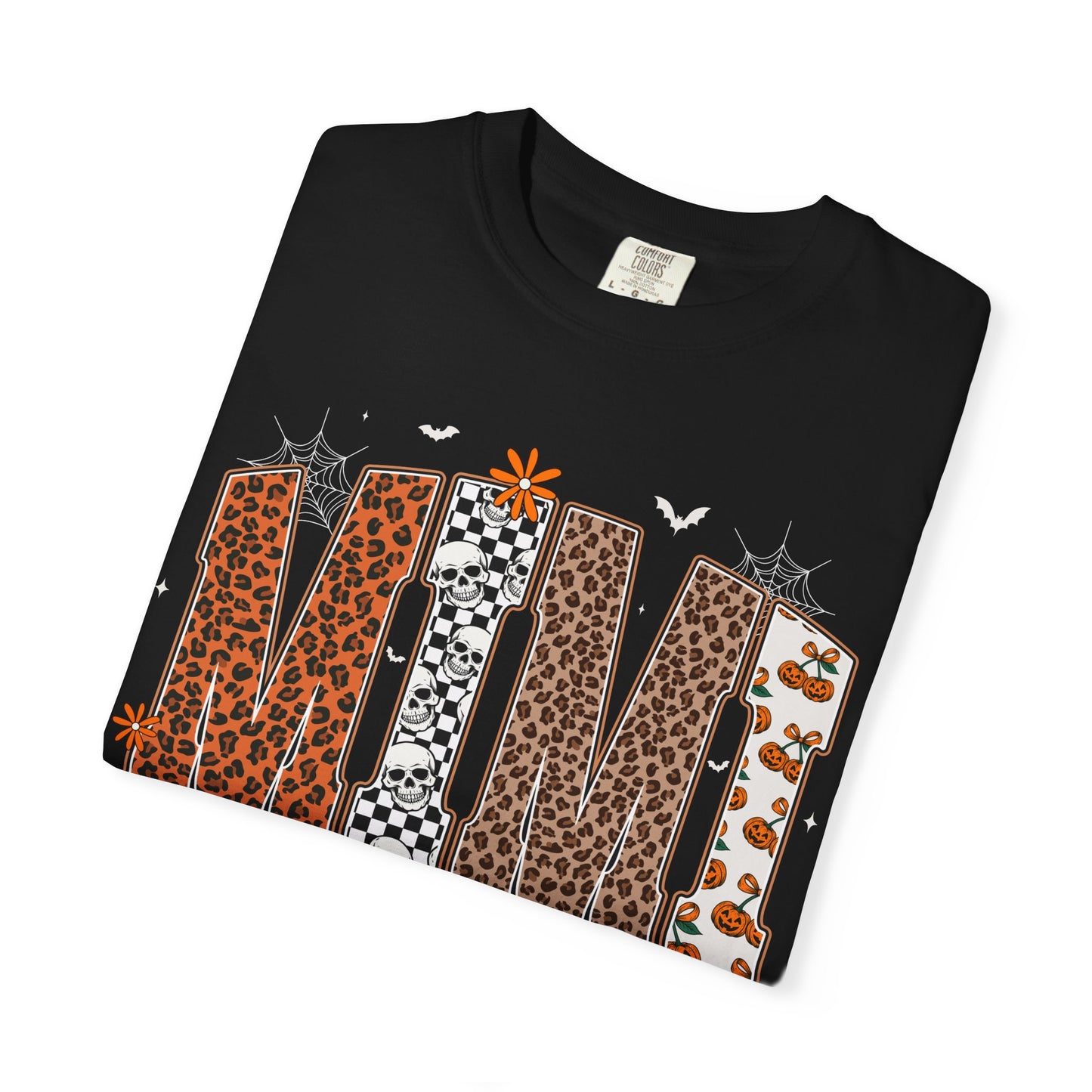 MIMI Leopard Patchwork T-Shirt with Bow