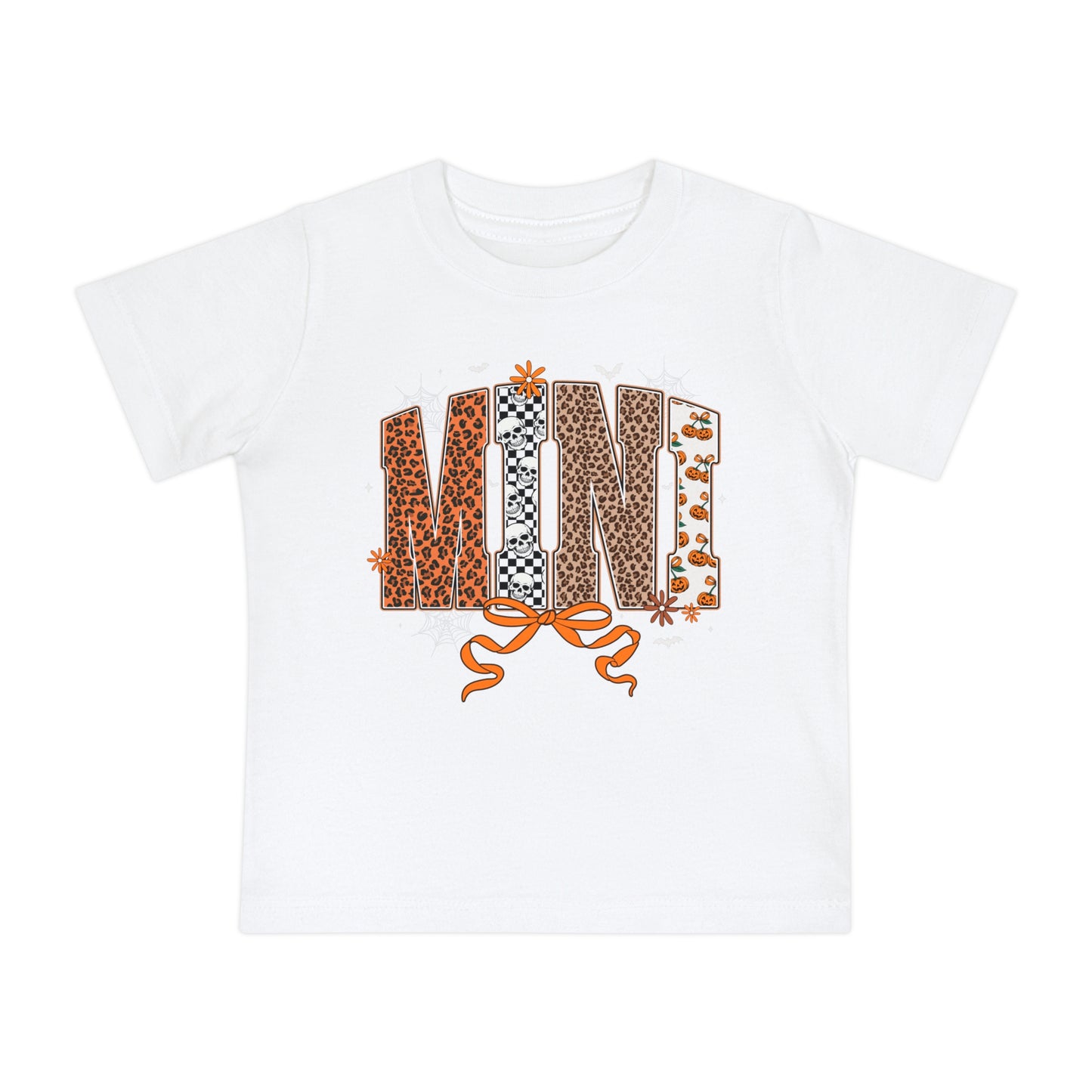 Mini Leopard print patch work T-shirt